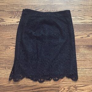 J crew lace skirt